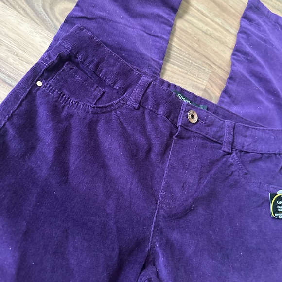 George | Purple Sparkle Jeans - size 16 - Picture 2 of 4